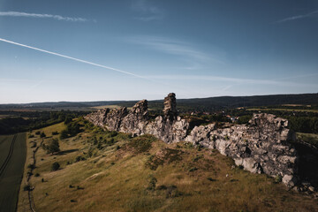 Devil's Wall in Germany in the Harz Mountains
