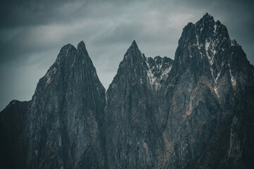 a beautiful rugged summit formation