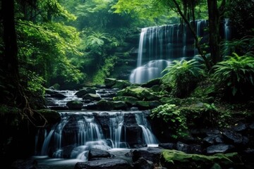 Water green tourism beauty forest travel landscape river waterfall outdoors nature