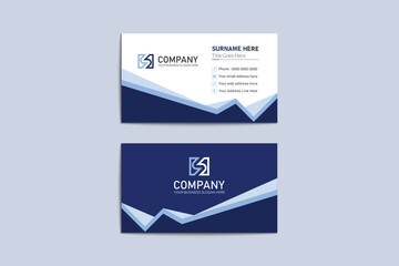 Unique professional colorful corporate business  card template