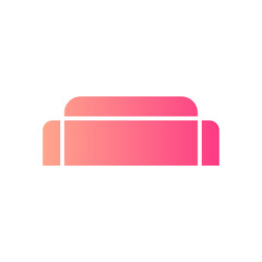 sofa gradient icon