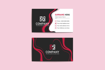 Unique professional colorful corporate business  card template