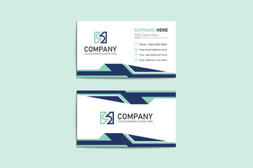 Unique professional colorful corporate business  card template