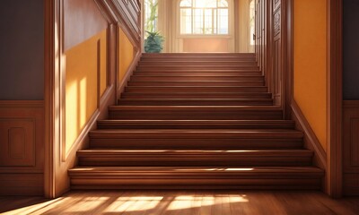 Fototapeta premium staircase in the house