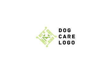 Template logo design for grooming salon, veterinary clinic, dogs kennel