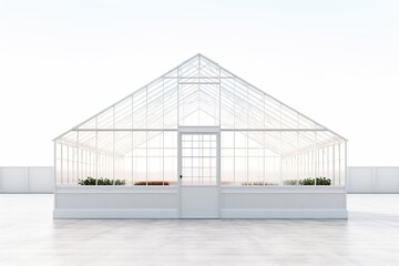 Fototapeta premium Greenhouse Haven: Botanical Elegance Captured