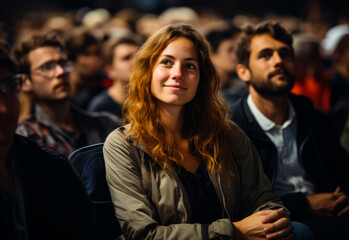 Obraz premium A Gathering of Individuals Sharing Space and Conversation