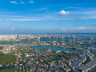 Urban Scenery Aerial Photography of Changsha City, Hunan Province, China