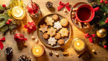 beautifully decorated Christmas cookies