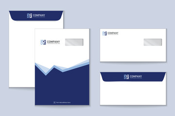 Unique professional colorful C4 and DL envelope design for Corporate company
