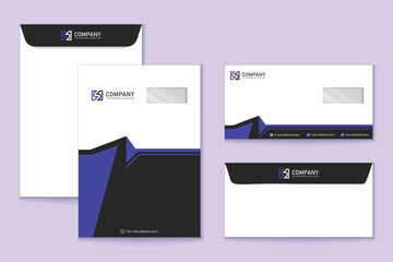 Unique professional colorful C4 and DL envelope design for Corporate company