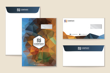 Unique professional colorful C4 and DL envelope design for Corporate company