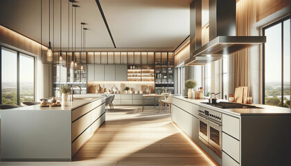 Contemporary Culinary Space: Modern Kitchen