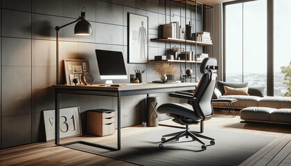 stylish and modern home office