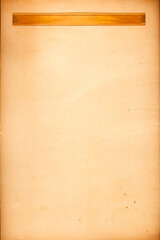 Aged yellowed paper vintage