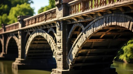 Large bridge over the river