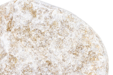 Part of a gray stone