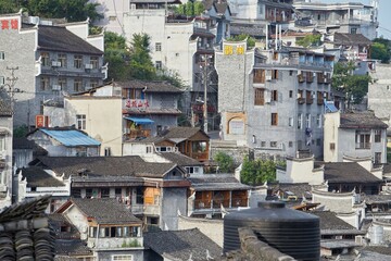 Fototapeta premium Fenghuang Ancient Town in Hunan Provice, China is known for its traditional stilt houses