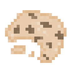 pixel art cookie illustration