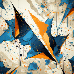 Creative Abstract seamless grunge pattern