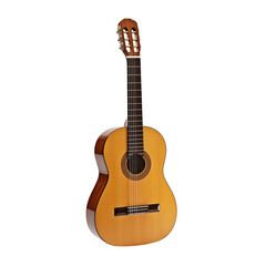 Obraz premium acoustic guitar isolated on white