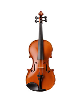 violin isolated on white background
