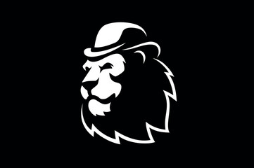 Elegant Lion with Top Hat