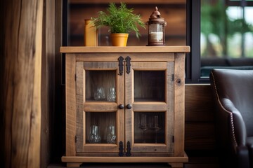 old antique low wooden teak cabinet beautiful detail design closeup loose furniture design concept home interior decorative ideas - obrazy, fototapety, plakaty
