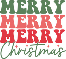 Retro Christmas Svg Design, Christmas Svg Design, Merry Christmas, Retro, Svg Design