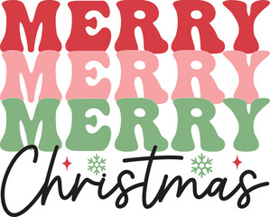 Retro Christmas Svg Design, Christmas Svg Design, Merry Christmas, Retro, Svg Design