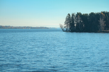 river Daugava in Latvia near Ķegums town