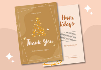 Elegant Christmas Greeting Card