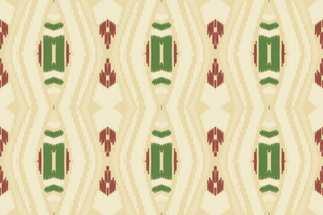 Ikat Drawing or Modern Native Thai Ikat Pattern. Geometric Ethnic Background for Pattern Seamless Design or Wallpaper.