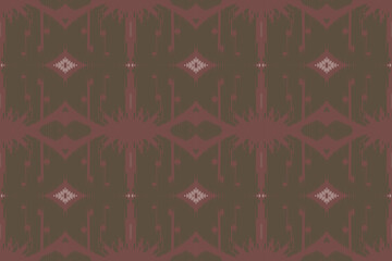 Ikat Pattern Drawing or Modern Native Thai Ikat Pattern. Geometric Ethnic Background for Pattern Seamless Design or Wallpaper.
