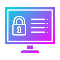 Computer Security Icon