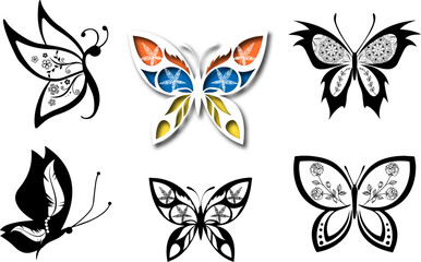 Butterflies SVG Bundle 3D SVG 
