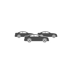 Car Fleet icon isolated on white background