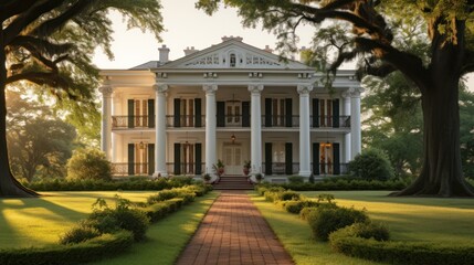 Fototapeta premium A Southern National Treasure with Stunning Architecture and Comfortable Stay at the Inn