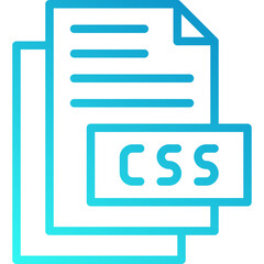 Css vector line icon .svg