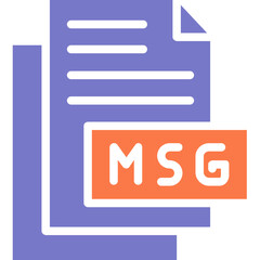 Msg vector line icon .svg