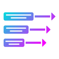 Obraz premium Prioritize Icon