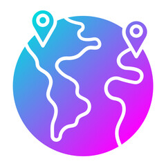 Worldwide Location Icon