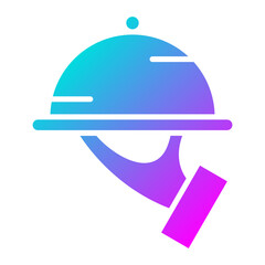 Fototapeta premium Room Service Icon