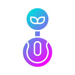 Eco Power Button Icon