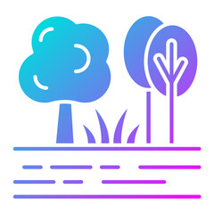 Jungle Landscape Icon