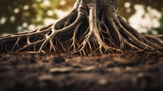 Complex Root Structure of a Majestic Tree