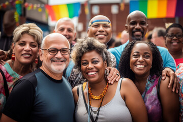 Community Unity: A Diverse Group of People Coming Together in a Community Event