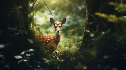 Deer in the forest, beautiful photo digital picture, beautiful photo digital picture