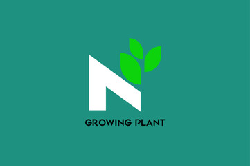 Luxury Leaf creative, monogram, latter, business, company logo design 