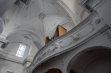Vastogirardi. Church of Maria Santissima delle Grazie - obrazy, fototapety, plakaty